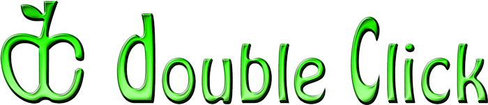Lime-colored Double Click logo.png
